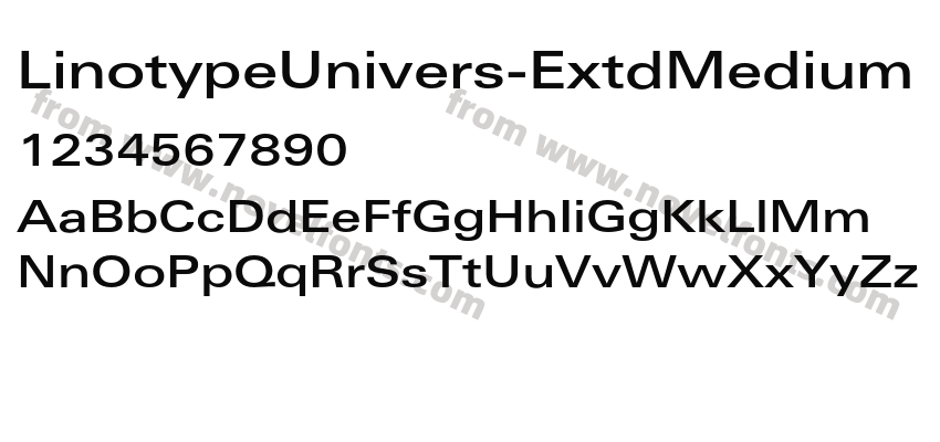 LinotypeUnivers-ExtdMediumPreview