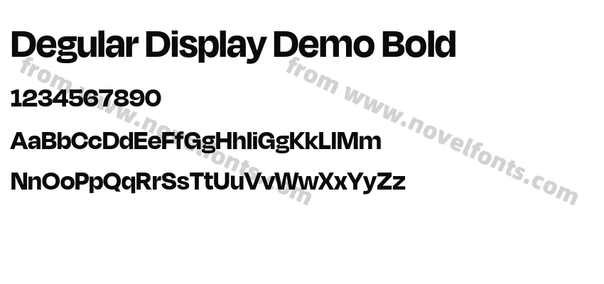 Degular Display Demo BoldPreview
