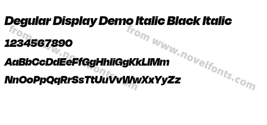 Degular Display Demo Italic Black ItalicPreview