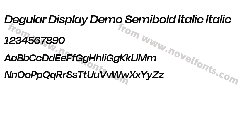 Degular Display Demo Semibold Italic ItalicPreview