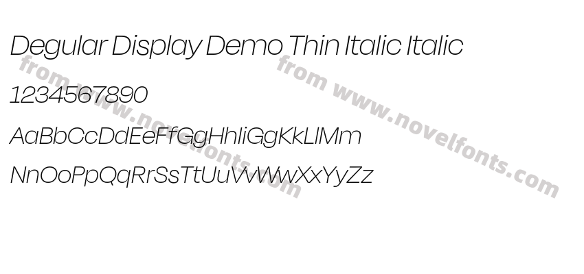 Degular Display Demo Thin Italic ItalicPreview