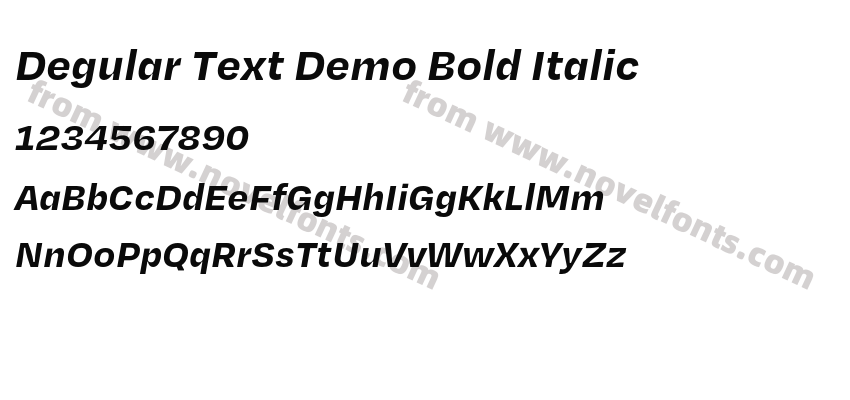 Degular Text Demo Bold ItalicPreview