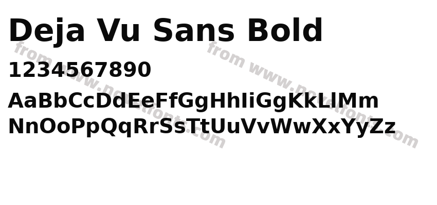 Deja Vu Sans BoldPreview