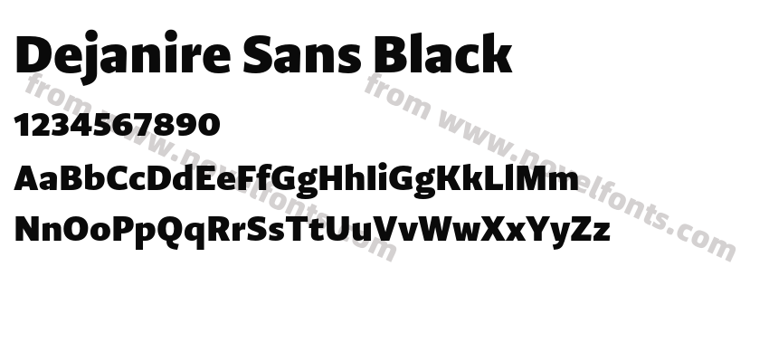 Dejanire Sans BlackPreview