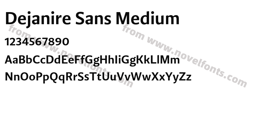Dejanire Sans MediumPreview