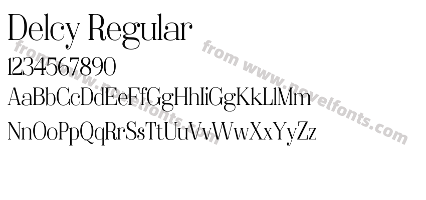 Delcy RegularPreview