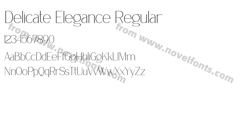 Delicate Elegance RegularPreview