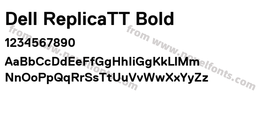 Dell ReplicaTT BoldPreview