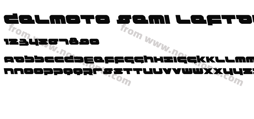 Delmoto Semi LeftalicPreview