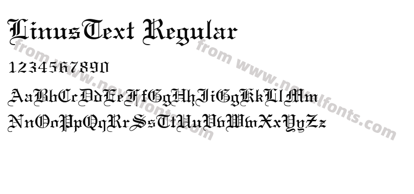 LinusText RegularPreview