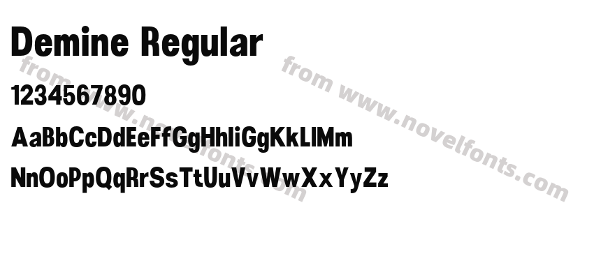 Demine RegularPreview