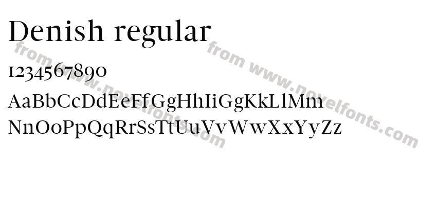 Denish regularPreview