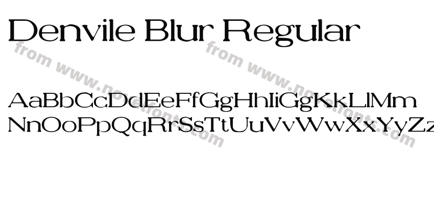 Denvile Blur RegularPreview