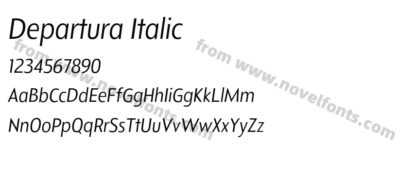 Departura ItalicPreview