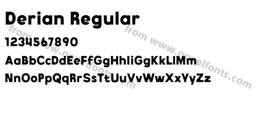 Derian RegularPreview