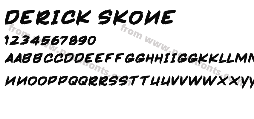 Derick SkonePreview