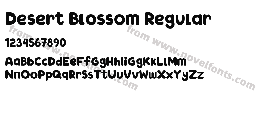Desert Blossom RegularPreview