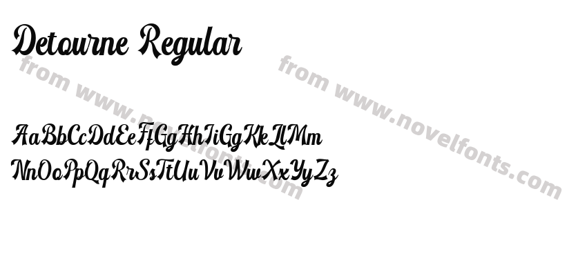Detourne RegularPreview