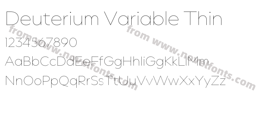 Deuterium Variable ThinPreview