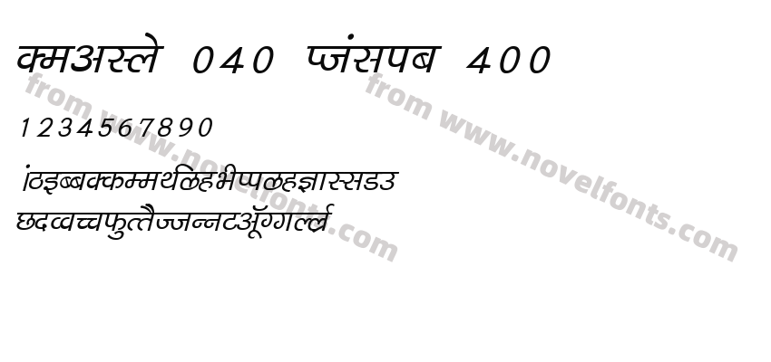 DevLys 040 Italic 400Preview