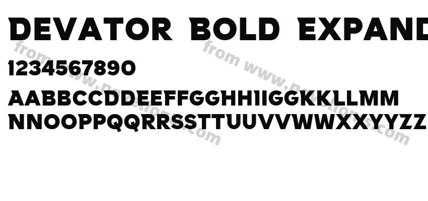 Devator Bold ExpandedPreview