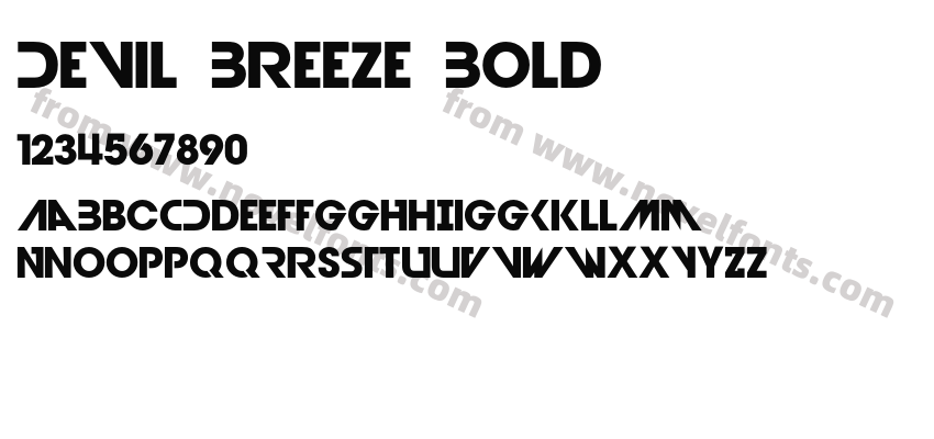Devil Breeze BoldPreview