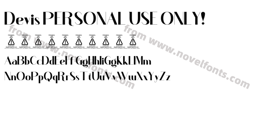 Devis PERSONAL USE ONLY!Preview