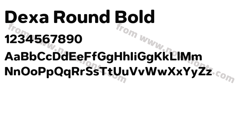 Dexa Round BoldPreview