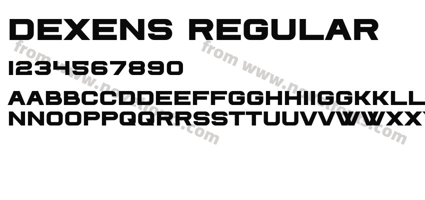 Dexens RegularPreview