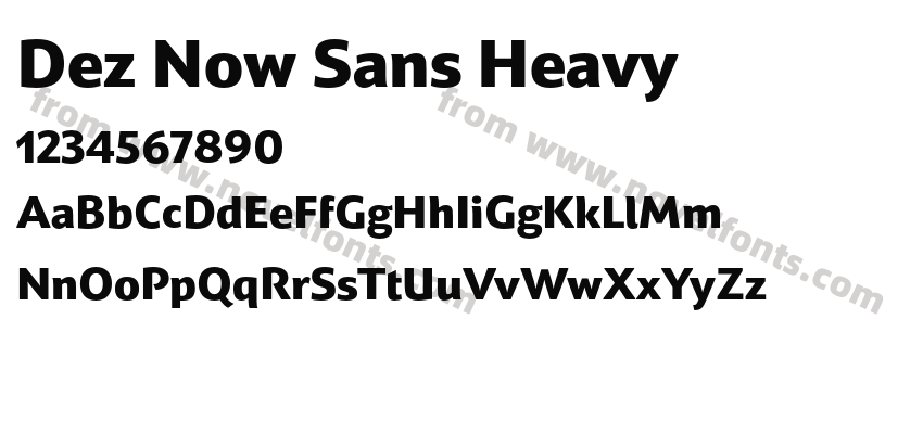 Dez Now Sans HeavyPreview