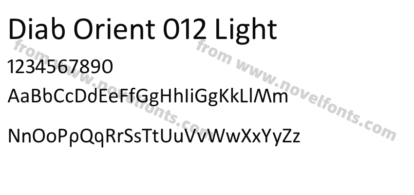 Diab Orient 012 LightPreview