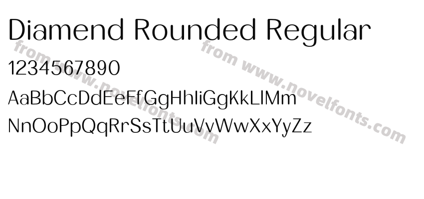 Diamend Rounded RegularPreview