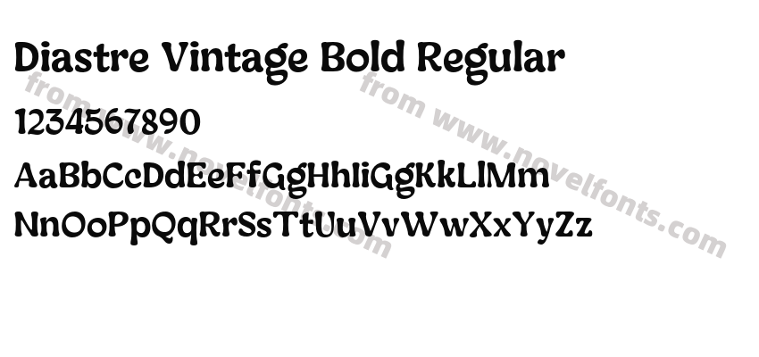 Diastre Vintage Bold RegularPreview