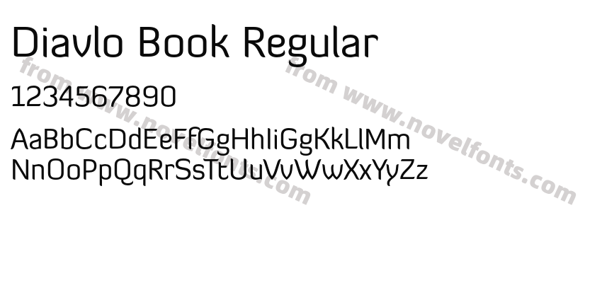 Diavlo Book RegularPreview