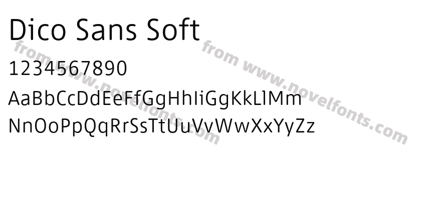 Dico Sans SoftPreview