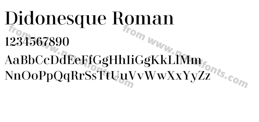 Didonesque RomanPreview