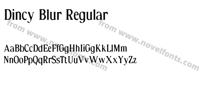 Dincy Blur RegularPreview