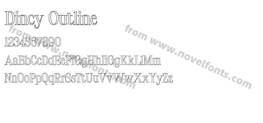 Dincy OutlinePreview