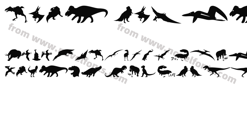 Dino SilhouettesPreview