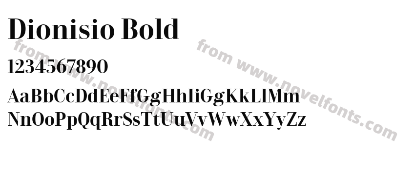 Dionisio BoldPreview