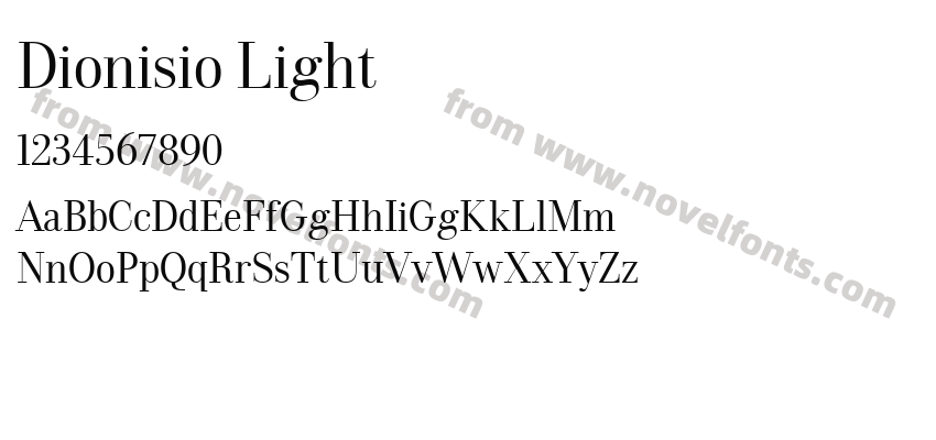 Dionisio LightPreview