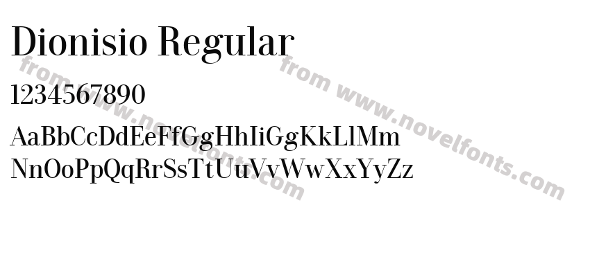 Dionisio RegularPreview