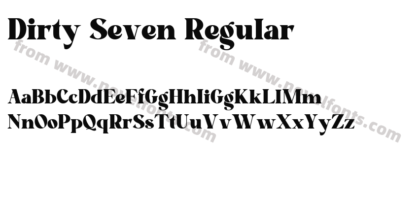 Dirty Seven RegularPreview