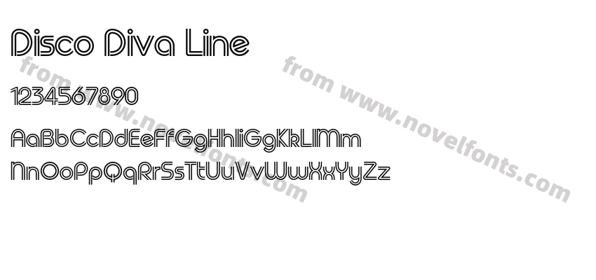 Disco Diva LinePreview