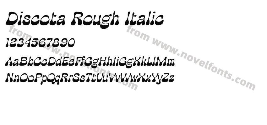Discota Rough ItalicPreview