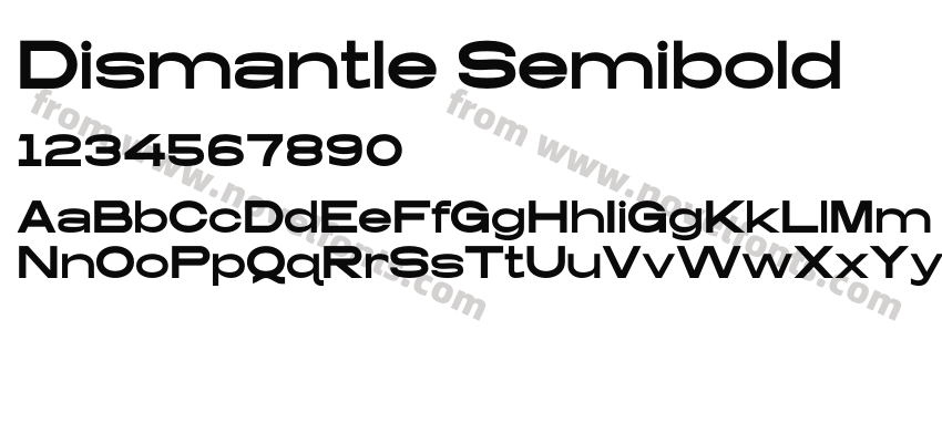 Dismantle SemiboldPreview