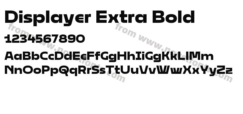 Displayer Extra BoldPreview