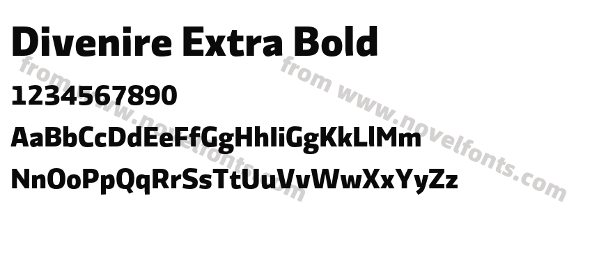 Divenire Extra BoldPreview