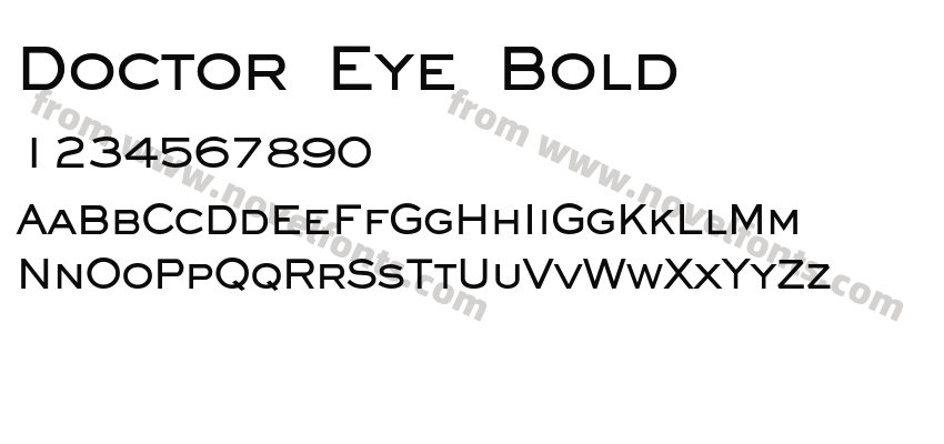 Doctor Eye BoldPreview