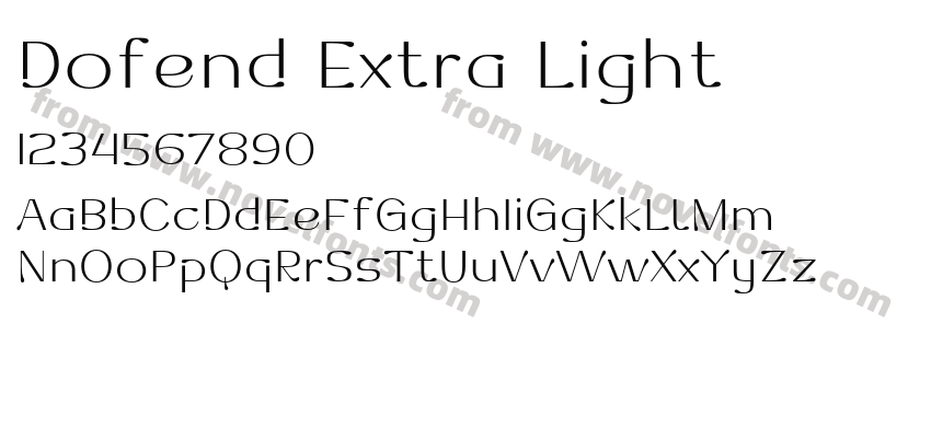 Dofend Extra LightPreview